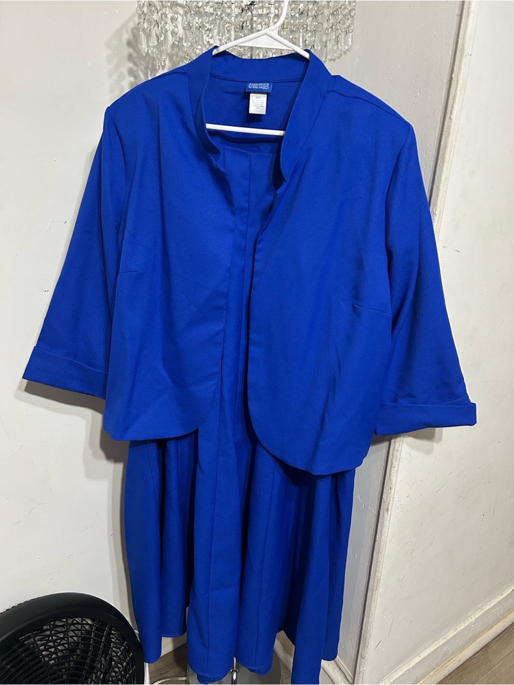 Royal Blue Two-Piece Dress Set